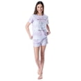 thumbnail image 5 of Star Wars Womens' Chewbacca Messy Hair Tie-Dye Sleep Pajama Set Short, 5 of 7