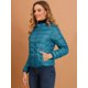 thumbnail image 4 of Chaqueta Liviana Corta Gruesa Plegable Con Capucha Para Mujer Lago azul L, 4 of 6