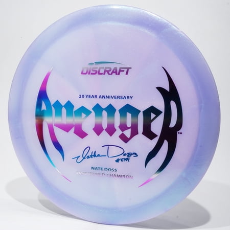 Discraft Nate Doss Colorshift Z Avenger Disc Golf Driver, 20th Anniversary World Champ