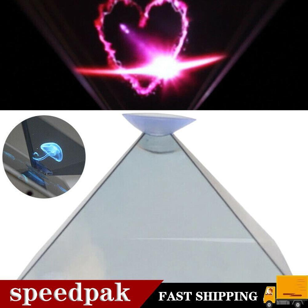 3D Holographic Hologram Display Pyramid Projector Video 2022 Tablet