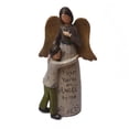 thumbnail image 1 of Estatuilla de resina con forma de ángel para el Día de la Madre, 19,5 cm, con base, 1 of 3