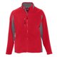 thumbnail image 1 of SOLS - Forro polar contraste cremallera completa Modelo Nordic Hombre caballero (Rojo/Gris medio), 1 of 3
