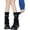Black, variant on YooGuoGuo Y2K Leg Warmers Women's Crochet Ribbed Leg Socks Gothic Leg Warmers Punk Buckle Fairy Grunge Accessories Harajuku