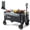 Gray, variant on Timber Ridge Collapsible Outdoor Folding Wagon Cart Heavy Duty Camping Patio Shopping Garden Cart with Side Bag Cup Holder, Grey