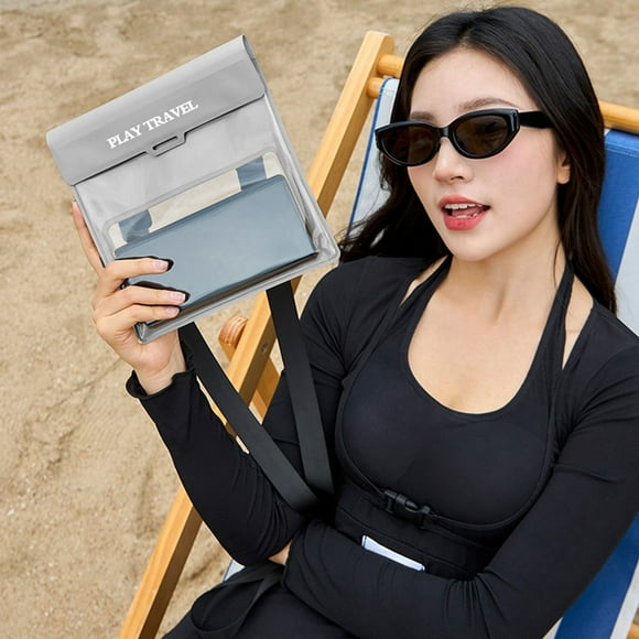 Bolsa Impermeable para Teléfono para Natación, Deriva y Buceo | Funda Transparente Universal de PVC | Compatible con 2 Teléfonos de Hasta 7.8 pulgadas | Compatible con Pantalla Táctil | Bolsa Seca