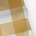 thumbnail image 2 of Simply Daisy 70" W x 73" L Gingham Plaid Polyester Shower Curtain, Golden Mustard [1 Ct], 2 of 5