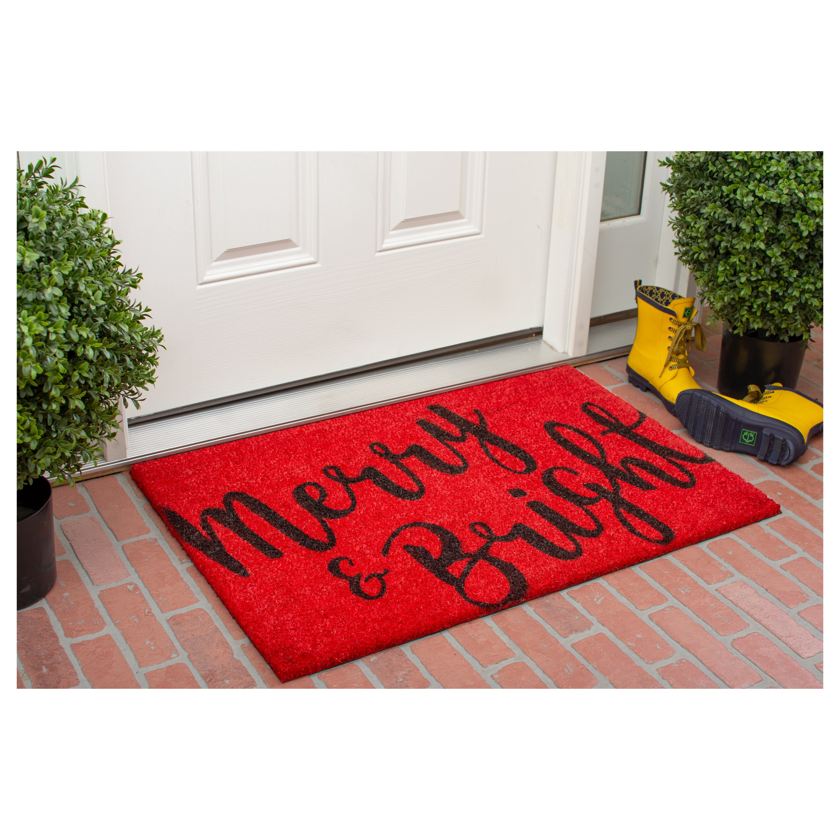Calloway Mills Merry & Bright Outdoor Doormat, 3' x 6'