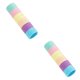 thumbnail image 4 of Qarigey 100 piezas de bandas para el cabello elásticas de alta elasticidad sin enganches para la escuela soporte para coletas sin costuras Type4 NO4, 4 of 6