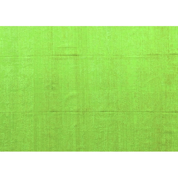 Ahgly Company Indoor Rectangle Abstract Green Modern Area Rugs, 2' x 5'