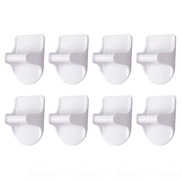 YAHHU 8‑Pack Adhesive Spray Bottle Holders – Space‑Saving Wall‑Mounted Hangers for Home Cabinets, Strong Stick & Easy Install
