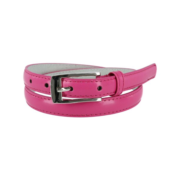 CTM Skinny Leather Dress Belt (Women)