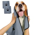 thumbnail image 1 of 2 toallas de baño para mascotas, toallas de baño para mascotas de microfibra gruesa, absorbentes para mascotas, toallas de secado rápido para perros y gatos, 1 of 6