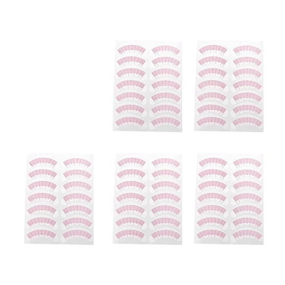 5x pegatina para extensión de pestañas, parches de papel para extensión de pestañas, pegatinas para puntas de posicionamiento de ojos para extensiones