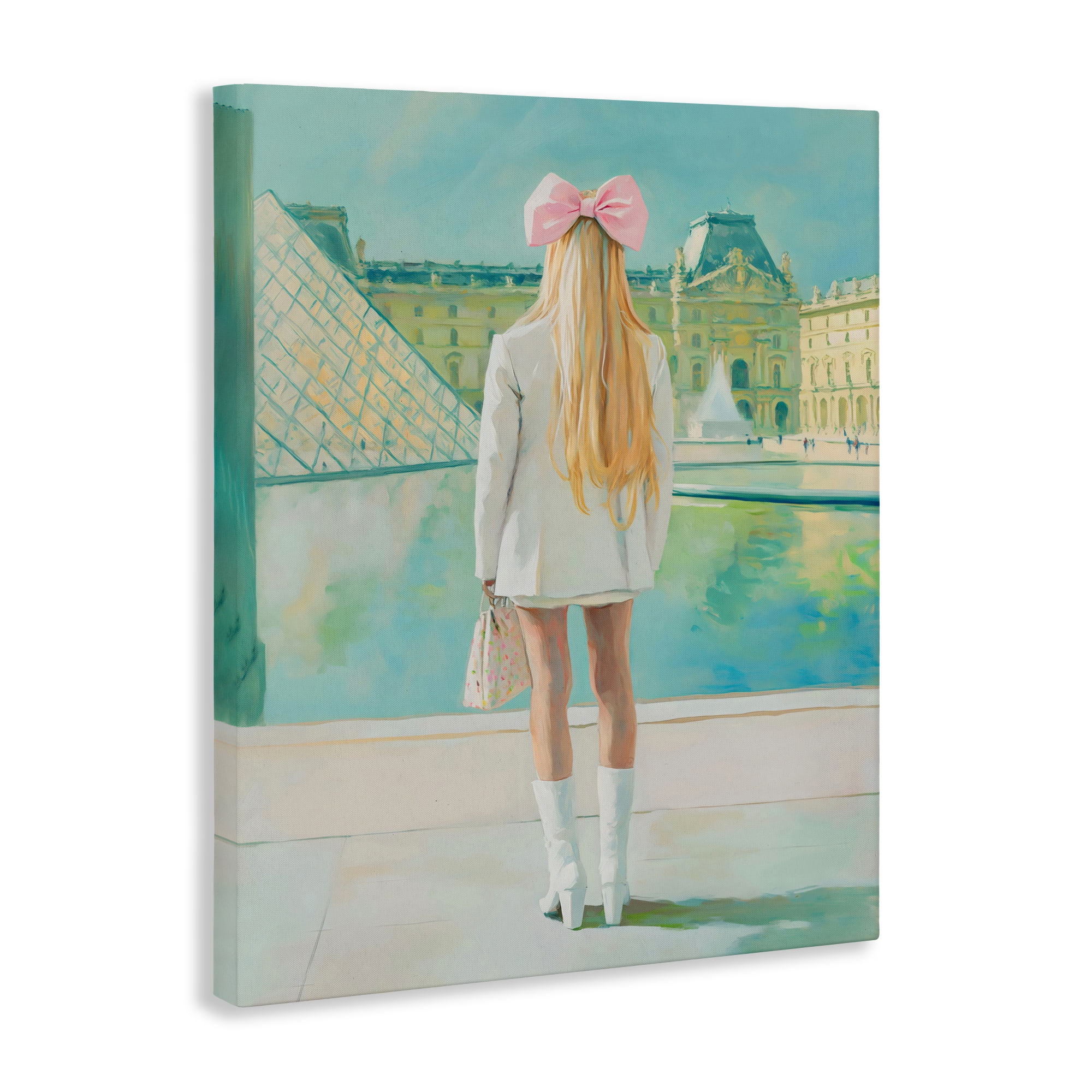Stupell Industries Girl In Paris Observing Canvas Wall Art, design by The Prints Vibe