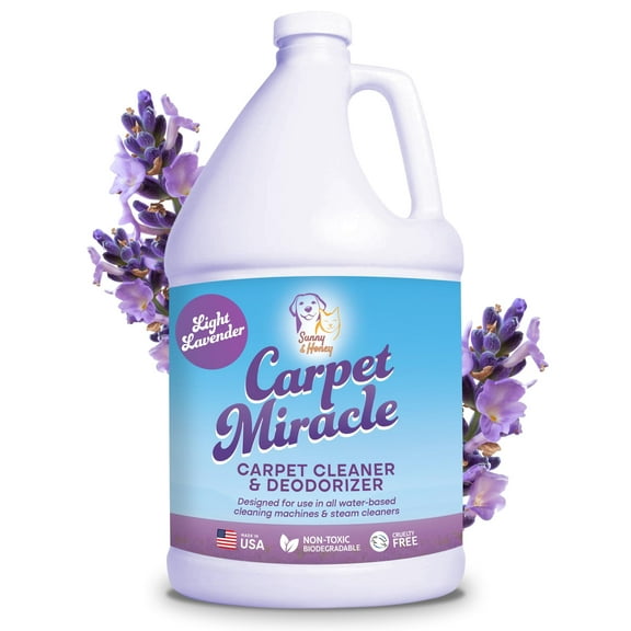 Sunny&Honey, Carpet Cleaner Miracle, Light Lavender Scent, New, 1 Bottle Pack, 128 fl oz