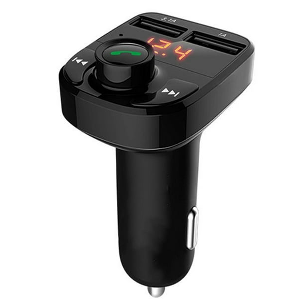 Adaptador de radio para transmisor de coche, teléfono móvil Bluetooth para coche Transmisor FM Bluetooth para coche Adaptador de transmisor FM para coche Rendimiento de primera categoría