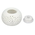 thumbnail image 2 of Waterproof Hollow Solar Light Ceramic Solar Lamp with 2 Lighting Modes for Bedroom Patio Garden Pathway Yard, 2 of 8