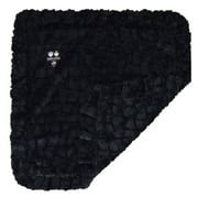 Bessie and Barnie Serenity Black Luxury Ultra Plush Faux Fur Pet/ Dog Reversible Blanket (Multiple Sizes)