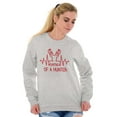 thumbnail image 3 of Heartbeat of a Hunter Cute Sweatshirt for Men or Women Brisco Brands M, 3 of 6