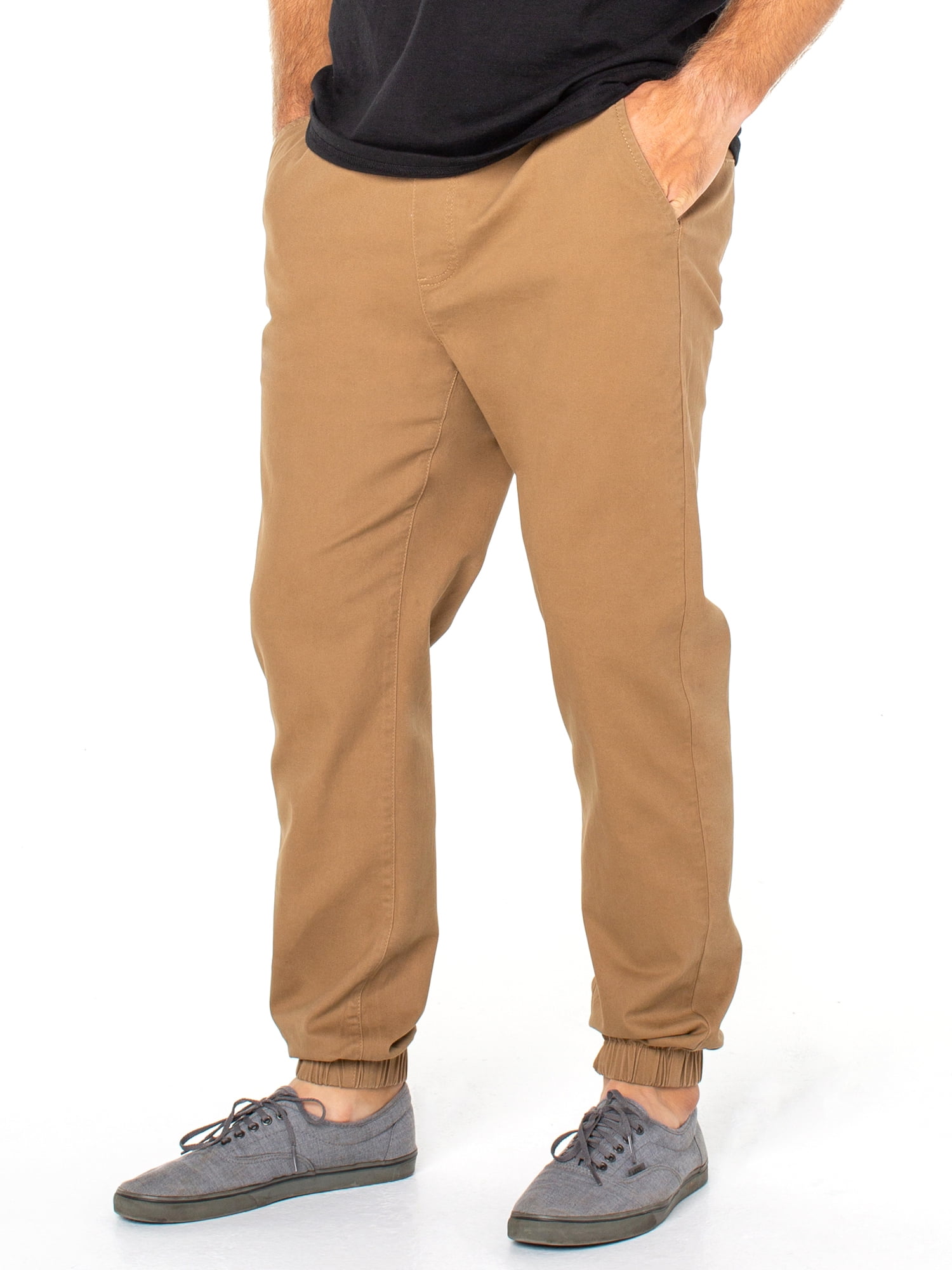 Twill Pull On Jogger Pants 