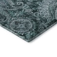 thumbnail image 3 of Addison Rugs Mayfield Premium Machine Washable Transitional Swirl Teal Rectangle Rug, 9' x 12', 3 of 6