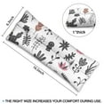thumbnail image 4 of Retro Botanical Cactus Seatbelt Pillow Soft Cushion for Mastectomy Breast Surgery & Chest Recovery, 4 of 7