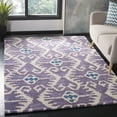 thumbnail image 2 of SAFAVIEH Wyndham Dzvonko Southwestern Wool Area Rug, Lavender/Ivory, 8'9" x 12', 2 of 8
