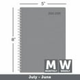 thumbnail image 4 of 2025-2026 Office Depot® Brand Weekly/Monthly Academic Planner, 5" x 8", 30% Recycled, Gray, July 2025 To June 2026, 4 of 5