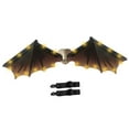 thumbnail image 3 of BELOVING Dinosaur Wing with Sounds Cosplay Props for Masquerade Carnival Party Favors brown, 3 of 10