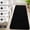 Black, variant on Bathroom Rug Runner 24x60 Inch, Soft Thick Absorbent Microfiber Bath Mat, Machine Washable, Shaggy Plush Non Slip Quick Dry Rug for Tub and Shower Floor