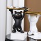 thumbnail image 5 of Estatua Del Animal de Decoración para Colocación Del Artículo +Estatua Del Gloria estatua de gato, 5 of 6