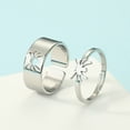 thumbnail image 2 of 2pcs Spider Matching Promise Ring for Couples - Remember Your Most Fragrant Moment of Your Relationship Journey, 2 of 5