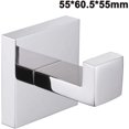 thumbnail image 1 of Gancho para toalla de baño de acero inoxidable, cuadrado, para ropa, toalla, abrigo, bata, armario, armario, soporte para esponja, colgador para baño, cocina, garaje, resistente, montado en la pared,, 1 of 5