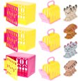 thumbnail image 2 of Miangastore Miniature Dog Model Resin 3Sets Mini House Pet 6.3X3.5X2.0In, 2 of 8
