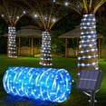 thumbnail image 1 of Luces solares tipo cuerda Jnaurb, 66 pies, 200 LED, 8 modos, resistentes al agua, 1 of 7