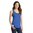thumbnail image 4 of Port & Company Ladies Core Cotton Tank Top-4XL (Royal), 4 of 6