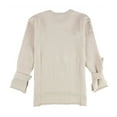 thumbnail image 2 of bar III Womens High-Low Pullover Sweater, Beige, Large, 2 of 2