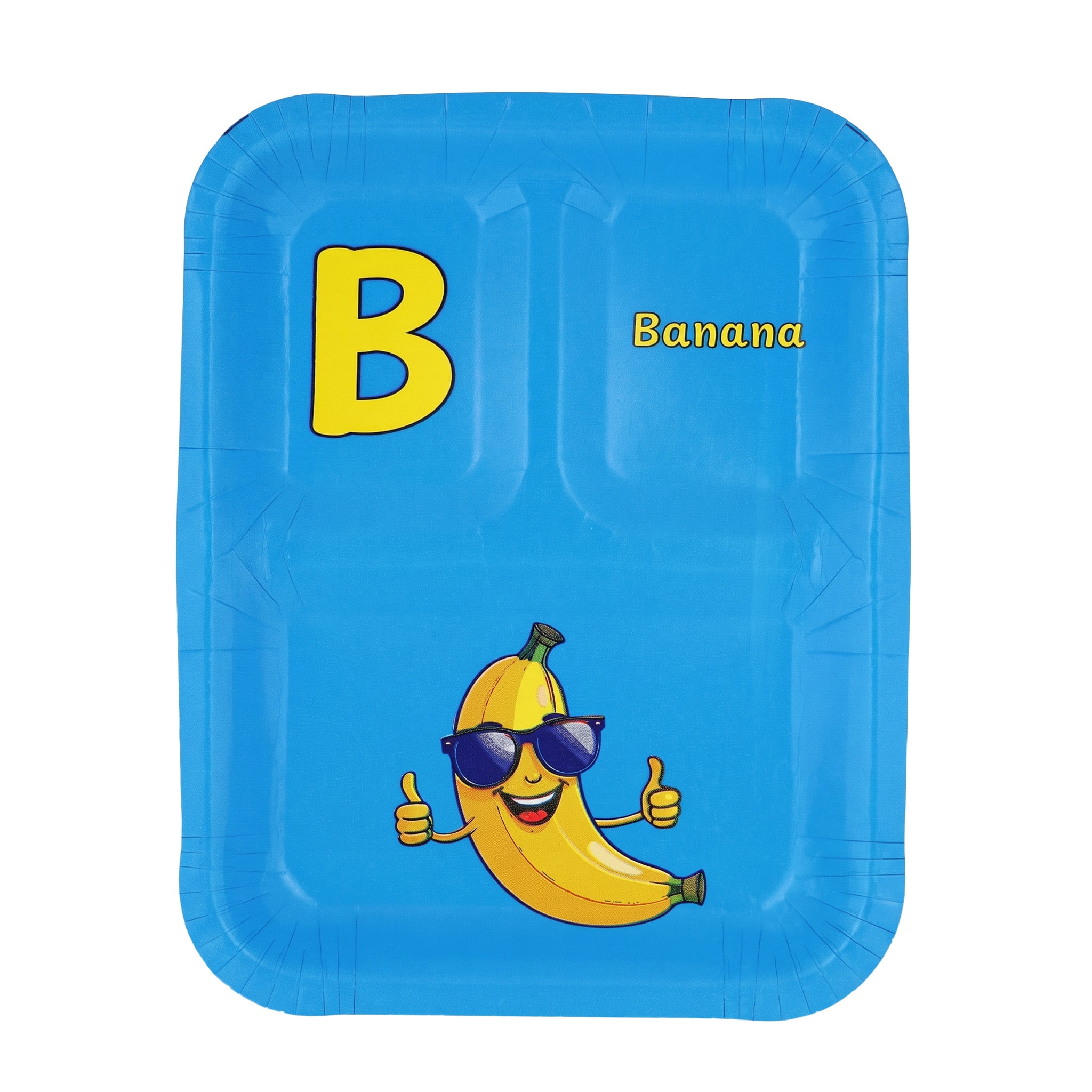 Great Value Kids Alphabet Disposable Paper Plates, 25 Count, Assortment May Vary