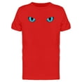 thumbnail image 1 of Cat's Eyes Nocturnal Animal T-Shirt Men -Image by Shutterstock, Male 3X-Large, 1 of 2