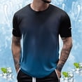 thumbnail image 2 of Playeras Deportivas Para Hombre, Transpirables, De Verano, Para Hacer Ejercicio, De Seda Helada, 2 of 4
