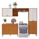 thumbnail image 2 of Cocina integral Turín 231 cm café claro/blanco, 2 of 5