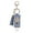 Sky Blue, variant on Hand Sanitizer Holder Keychain with Portable Travel Mini Bottle Empty Small Size Refillable Cosmetic Containers