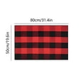 thumbnail image 3 of Rkxzt Fall Plaid Placemats 20x30 Inch Thanksgiving Table Mats Farmhouse Thanksgiving Autumn Decorations for Indoor Outdoor Party Washable Table Mat, 3 of 7