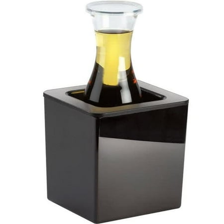 

Cal Mil 475-6-13 Melamine Ice Housing with Clear Pan Black - 6 x 7 x 7 in.