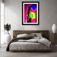 thumbnail image 3 of Stephen Chambers 23x32 Black Ornate Wood Framed With Double Matting Wall Art Titled - Neon Venus 16, 3 of 6