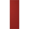 thumbnail image 5 of Ekena Millwork 17 1/2"W x 40"H Americraft Five Board Exterior Real Wood Two Equal Panel Framed Board-n-Batten Shutters (Per Pair), Fire Red, 5 of 9
