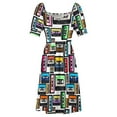 thumbnail image 4 of Cassette Vinyl Record Sleeveless Dress evening dress summer dress daily, 4 of 6