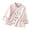 a-363Pink117, variant on VNKIDY Womens Mandarin Collar Three Quarter Sleeve Blouse With Floral Embroidery Lace Trim Knot Button Closure Loose Fit For Casual Wear Classic Top