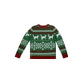 thumbnail image 2 of Jollidays Boys' Too Cool Cat Long Sleeve Crewneck Ugly Christmas Sweater, Sizes S-XL, 2 of 3