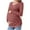 Red Maternity Shirt, variant on Womens Maternity Shirts Ribbed Knit Long Sleeve V Neck Pregnancy Tops Fall Winter Casual Basic Tunic Shirts Red,XXL